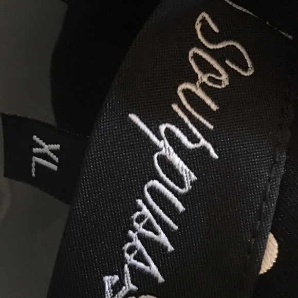 Sourpuss XL Cross Top Rockabilly Womens Polka Dot - Picture 4 of 4